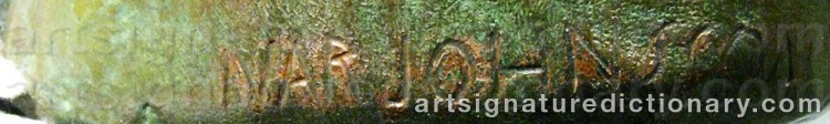 Signature by Ivar JOHNSSON