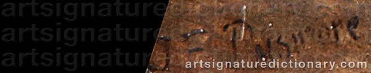 Authentic signature by John Fredrick PASMORE on  artwork