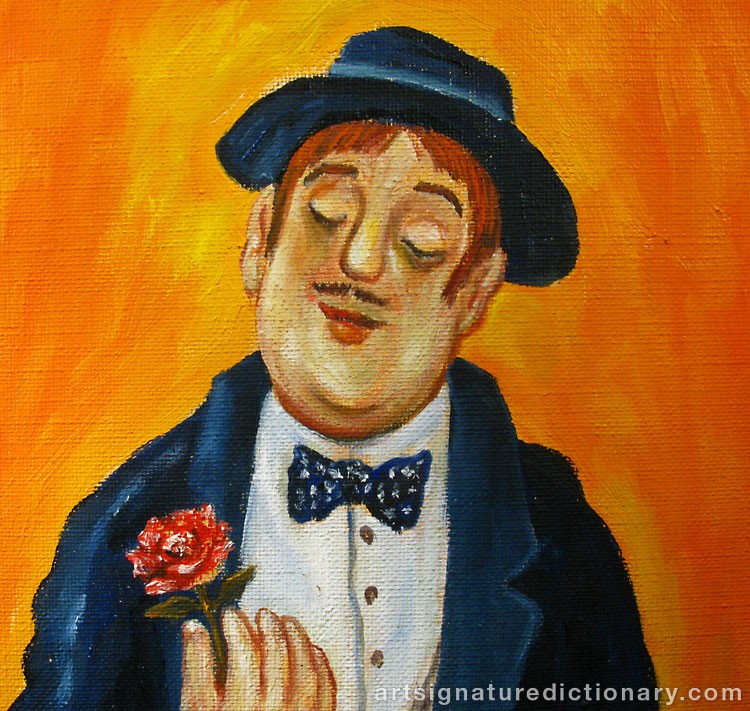 Close-up details showing Lennart JIRLOW signature forgery characteristics