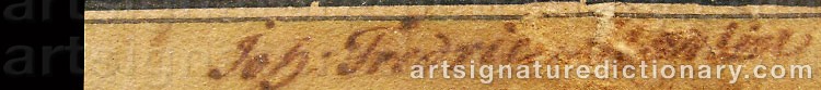 Signature by Johan Fredrik MARTIN