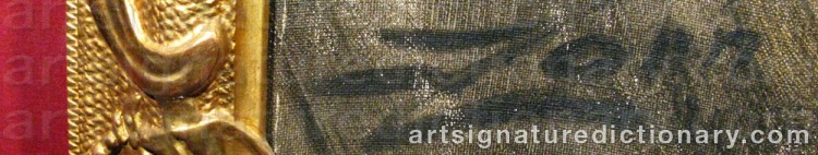 Signature by Anders ZORN