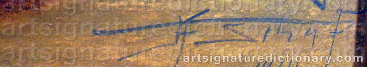 Signature by Henry SCHÄF