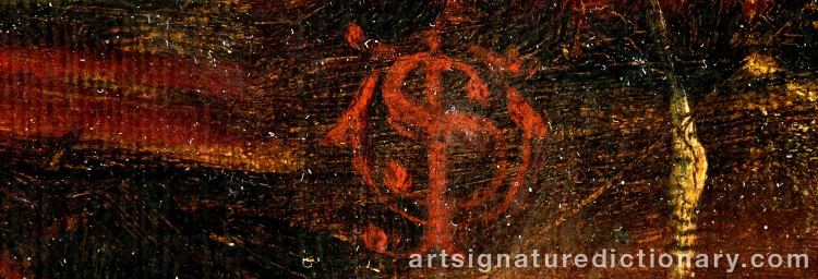 Authentic signature by John Wells SMITH on Painting/Watercolour artwork