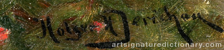 Signature by Holger Hvitfeldt JERICHAU