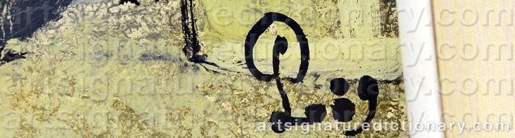 Authentic signature by Luan PHAM on  artwork