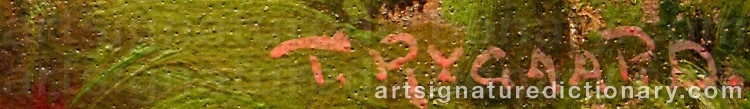 Signature by Thorvald RYGAARD