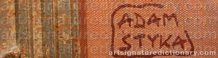 Signature by Adam STYKA
