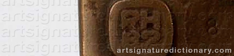 Authentic signature by Raimo HEINO on  artwork