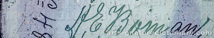 Signature by Axel Enoch BOMAN