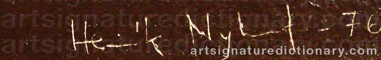 Signature by Henrik NYLUND