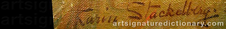 Signature by Karin STACKELBERG