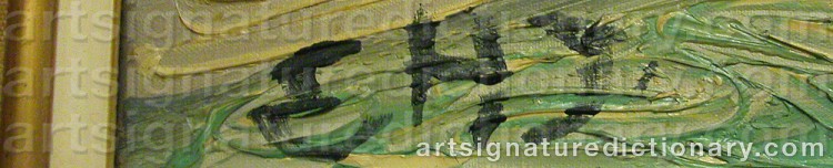 Signature by Erik Harry JOHANNESSEN