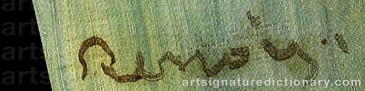 Signature by Pierre Auguste RENOIR