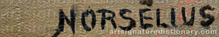 Signature by Erik NORSELIUS