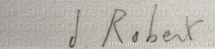 Authentic signature by Guy De CHAUGNAC-LANZAC on  artwork