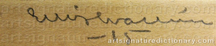 Signature by Ellis WALLIN
