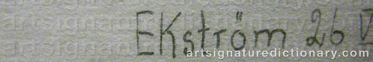 Signature by Thea EKSTRÖM