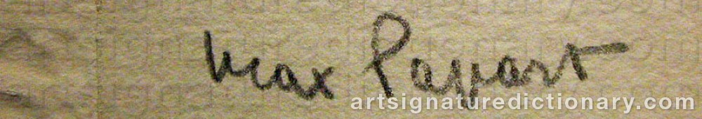 Signature by Max PAPART