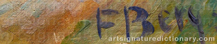 Signature by Frans BERG