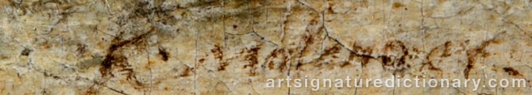 Authentic signature by Klaes MOLENAER on Painting/Watercolour artwork