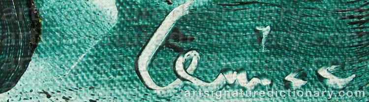 Signature by Alfred LENICA