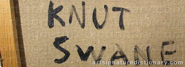 Signature by Knut SWANE