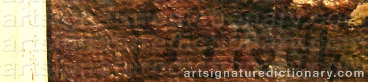 Signature by Leonard WIEDH