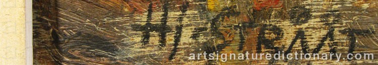 Signature by Hjalmar STRÅÅT