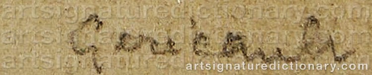 Authentic signature by Théodore GÉRICAULT on Drawing/Graphic/Print artwork