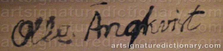 Signature by Olle ÄNGKVIST