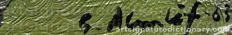 Signature by Bertil ALMLÖF
