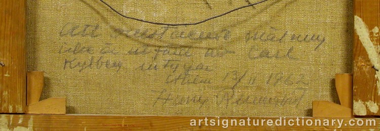 Close-up details showing Carl KYLBERG signature forgery characteristics
