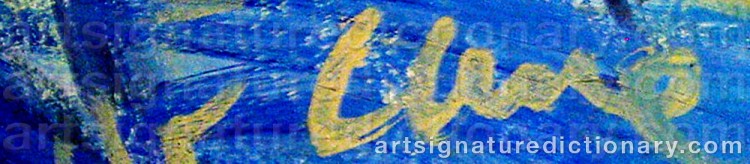 Signature by Louis CANE