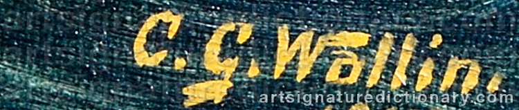 Signature by Carl WALLIN