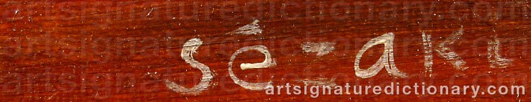 Signature by Haruo SEZAKI