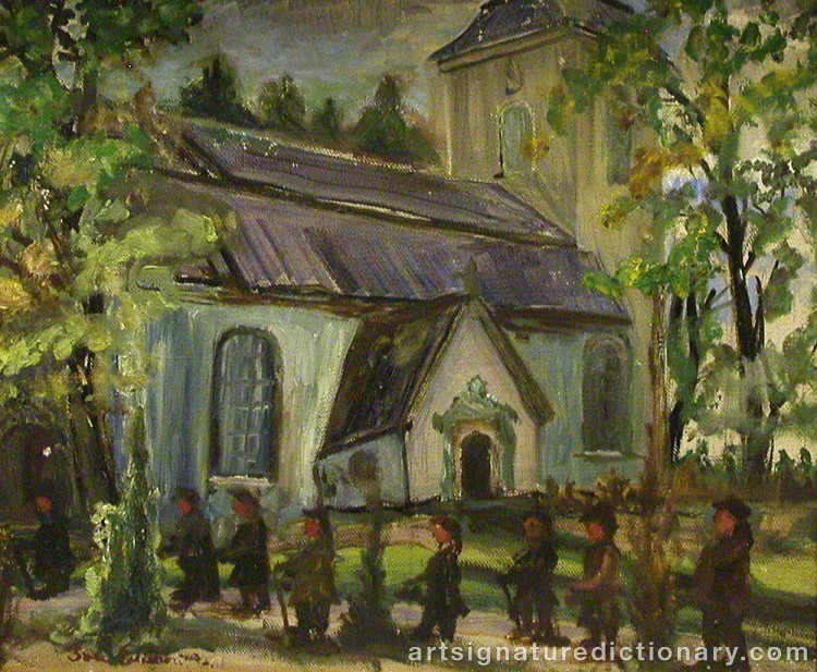 Close-up details showing Sven ‘X:et’ ERIXSON signature forgery characteristics