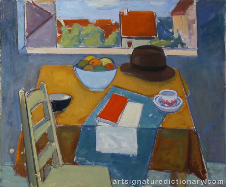 Close-up details showing Olaf RUDE signature forgery characteristics