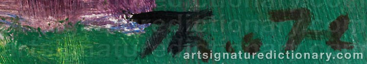 Authentic signature by Theodor Von HOETZENDORFF on  artwork