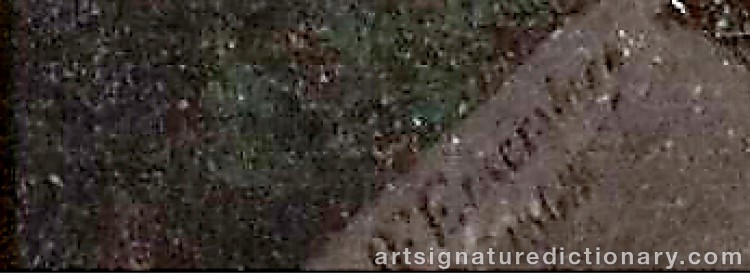 Authentic signature by Johan Fredrik ECKERSBERG on  artwork