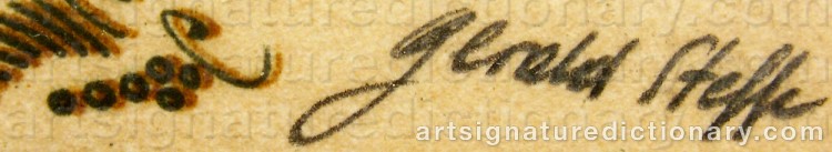 Signature by Gerald STEFFE