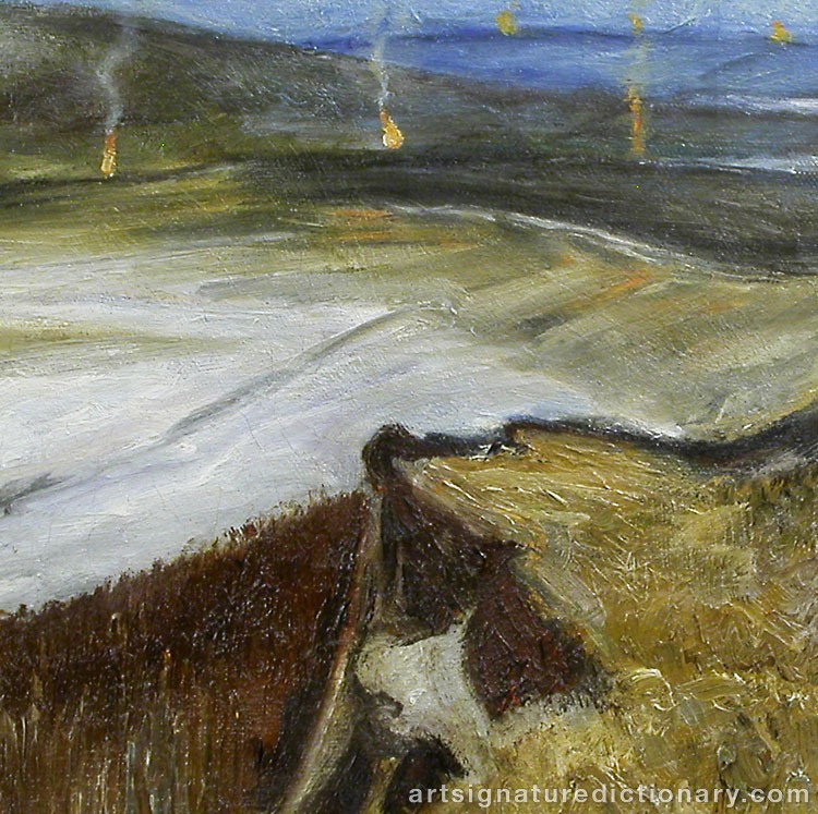 Close-up details showing Anshelm SCHULTZBERG signature forgery characteristics