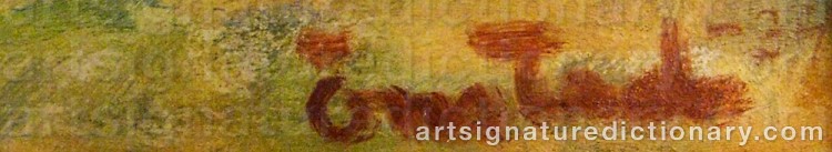 Signature by Bernhard ÖNSTAD