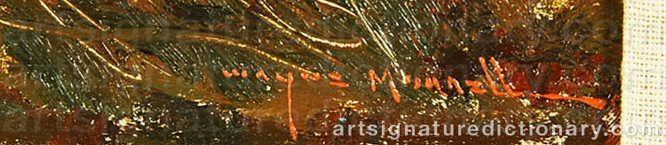 Authentic signature by Wayne Beam MORRELL on Painting/Watercolour artwork