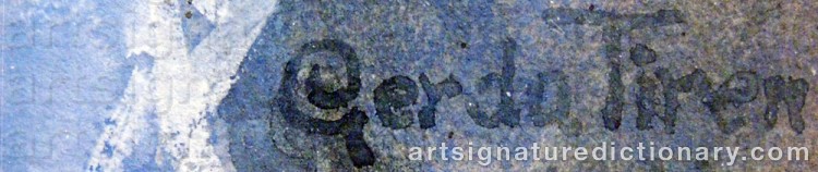 Signature by Gerda TIRÉN