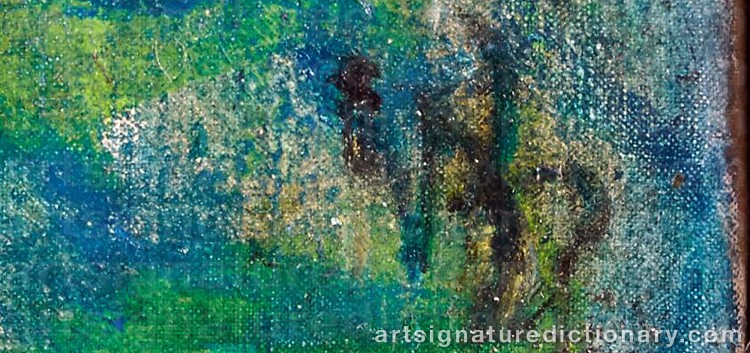 Authentic signature by Wojchech DLUGOSZ on Painting/Watercolour artwork