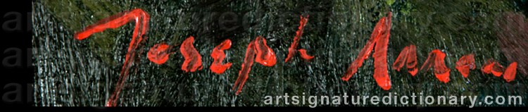 Signature by Joseph AARON