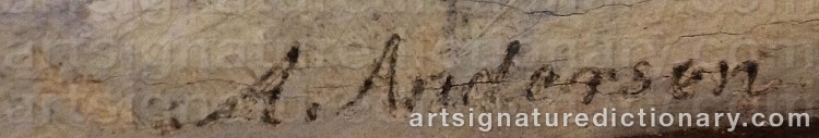 Signature by Anders ANDERSEN-LUNDBY