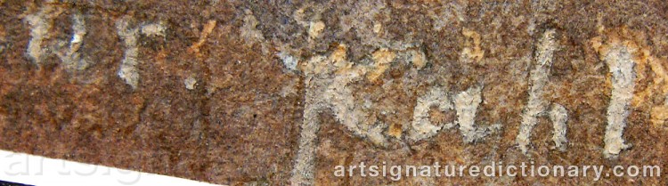 Signature by Johan KAHL