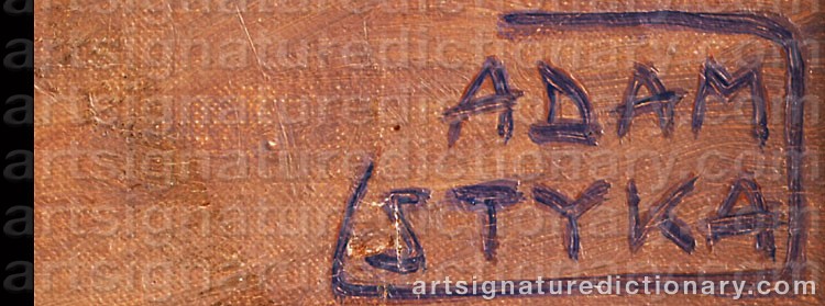 Signature by Adam STYKA