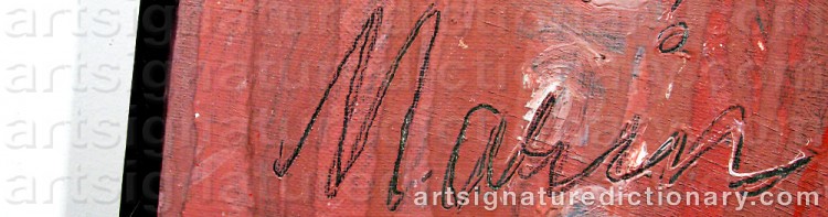 Signature by Karl MARIN